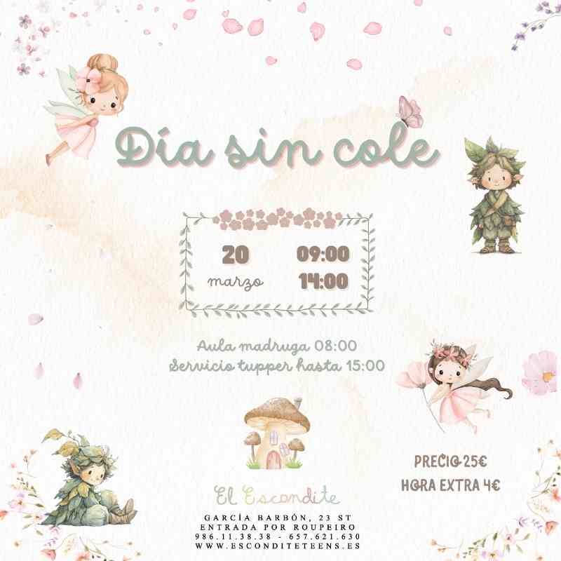 Día sin cole (20 Marzo)