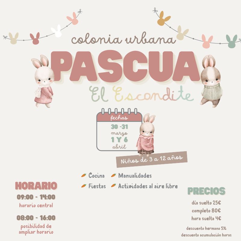 Colonia urbana Pascua 2026